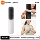 Xiaomi Mijia Cordless Hair Straightening Comb Negative Ion Portable Hair Care Styling Comb for Xiaomi Smart Home Products