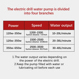 Electric Drill Pump Home Garden Outdoor Tool Mini Centrifugal Pump Portable Diesel Oil Fluid Water Pump