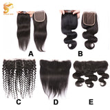 Best Quality Cuticle Aligned Thin Transparent HD Lace Frontal/Closure, Pre Plucked 13x6 Virgin Transparent Swiss HD Lace Frontal