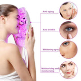 7 Colors Led Facial Mask Rejuvenation Photon Therapy Anti-againg Machine Light Therapy Acne Neck Skincare Mask Skin Mouisture