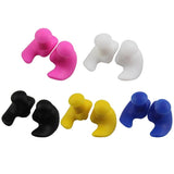 1 Pair Earplugs Waterproof Soft Texture Earplugs Silicone Portable Ear Plugs for Water Sports Swimming Accessories W/Storage Box
