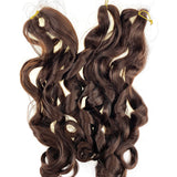 Loose Body Wave Spiral Curl Crochet Braid Hair 20 Inches 150g Synthetic Wavy Curly Braiding Hair