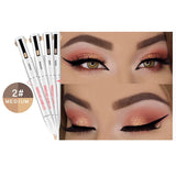 4 In 1 Waterproof Eyebrow Pencil Drawing Eye Brow Long Lasting Easy Color Eyebrow Pen Women Makeup Cosmetic Tool