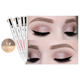 4 In 1 Waterproof Eyebrow Pencil Drawing Eye Brow Long Lasting Easy Color Eyebrow Pen Women Makeup Cosmetic Tool
