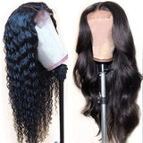 Hair Wigs Human Lace Front Closure Straight Full Virgin Brazilian Cuticle Aligned Lace Closure Human Hair Wig