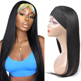 Cuticle Aligned Virgin Wig With Headband Attached Kinky Straight Afro Curly Headband Wigs Human Hair For Black Women