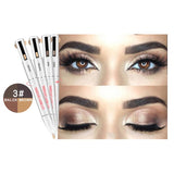 4 In 1 Waterproof Eyebrow Pencil Drawing Eye Brow Long Lasting Easy Color Eyebrow Pen Women Makeup Cosmetic Tool