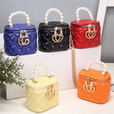 New Fashion Solid Color Luxury Handbags For Women Pearl Bags Women Handbags Ladies Square Casual Womens Handbag