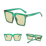 Oversize Square Sunglasses Women Vintage Brand Big Frame Sun Glasses Woman Black Gradient Female Glasses Oculos UV400