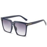 Oversize Square Sunglasses Women Vintage Brand Big Frame Sun Glasses Woman Black Gradient Female Glasses Oculos UV400