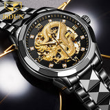 Automatic Imported Movement Man Watches Dragon Fashion Classic New Design Black Mechanical Men Watch