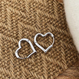 New Classic Copper Alloy Smooth Metal Hoop Earrings For Woman Fashion Korean Jewelry Temperament Girl&#39;s Daily Wear earrings