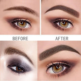 Waterproof Natural Eyebrow Pen Four-claw Eye Brow Tint Makeup three Colors Eyebrow Pencil Brown Black Grey Brush Cosmetics