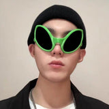 Funny Aliens Costume Glasses Rainbow Lenses  ET Sunglasses Halloween Party Props