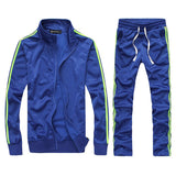 New Arrival Fitness Casual Tracksuit Men Sportswear Sets Mens Clothing 2 Pieces Sets Sweatshirt+SweatPants Outwear Male