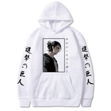 Men Hoodie Attack on Titan Printed Long Sleeve Anime Eren Yeager Pullover Harajuku Hoodie Sweatshirt Tops