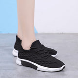 New Women Vulcanize Shoes Sneakers Breathable Women Casual Shoes No-slip  Lace Up Women Shoes Tenis