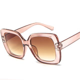 RBROVO Square Retro Sunglasses Women Luxury Sun Glasses Women/Men Oversized Sunglasses Women Vintage Oculos De Sol Feminino
