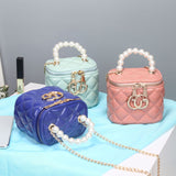 New Fashion Solid Color Luxury Handbags For Women Pearl Bags Women Handbags Ladies Square Casual Womens Handbag