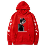 Men Hoodie Attack on Titan Printed Long Sleeve Anime Eren Yeager Pullover Harajuku Hoodie Sweatshirt Tops