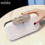 Meloke new fashion Sequined Scrub Clutch Women's Evening Bags Bling Day Clutches Gold Wedding Purse Female Handbag MN2021