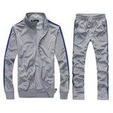 New Arrival Fitness Casual Tracksuit Men Sportswear Sets Mens Clothing 2 Pieces Sets Sweatshirt+SweatPants Outwear Male