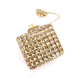 Latest special fashion evening perfume bottle clutch bag for women