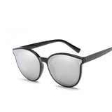 colour luxury top fashion cat eye glasses sunglasses women brand designer blue sea sun glasses lady female oculos de sol UV400