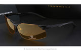 Aluminum Magnesium Men Sunglasses Polarized Sports Driving Night Vision Goggles Sunglass Fishing UV400 Rimless Sun Glasses