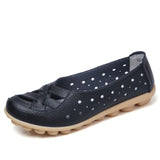 Women Flats Genuine Leather Women Shoes Female Casual Flat Ballet Women Loafers Shoes Flat Women&#39;s Shoes Leather Chaussures Femm