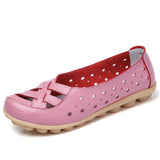 Women Flats Genuine Leather Women Shoes Female Casual Flat Ballet Women Loafers Shoes Flat Women&#39;s Shoes Leather Chaussures Femm