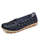 Women Flats Genuine Leather Women Shoes Female Casual Flat Ballet Women Loafers Shoes Flat Women&#39;s Shoes Leather Chaussures Femm
