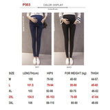 Maternity Pants Maternity Jeans for Pregnant Women Plus Size Pregnancy clothes Elastic Skinny Trousers Jeans Over The Pant Femme