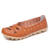 Women Flats Genuine Leather Women Shoes Female Casual Flat Ballet Women Loafers Shoes Flat Women&#39;s Shoes Leather Chaussures Femm