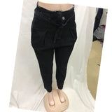 Women High Waist Jeans Sexy Jeans denim Harem Pants jeans womens High Streetwear loose Pants Black Jeans Women clothes