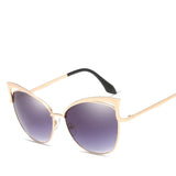 LeonLion  Fashion Cat Eye Sunglasses Women Vintage Metal  Luxury Glasses for Women Mirror Retro Oculos De Sol Feminino