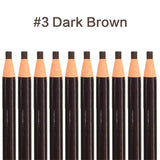 10pcs/set Available Eyebrow Pencil Cosmetics for Makeup Tint Waterproof Microblading Pen Brown Eye Brow Natural Beauty Free Ship