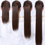 28 30 32 40 50  inch weave synthetic ponytail hair extension,