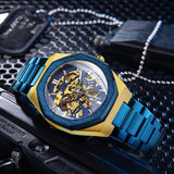 WINNER Fashion Men&#39;s Watches Top Brand Luxury Mechanical Watch For Men Casual Wrist Watches Stainless Steel Strap Chic Relogio