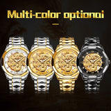Automatic Imported Movement Man Watches Dragon Fashion Classic New Design Black Mechanical Men Watch