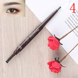 4 In 1 Waterproof Eyebrow Pencil Drawing Eye Brow Long Lasting Easy Color Eyebrow Pen Women Makeup Cosmetic Tool