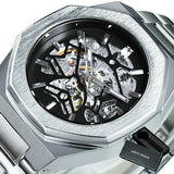 WINNER Fashion Men&#39;s Watches Top Brand Luxury Mechanical Watch For Men Casual Wrist Watches Stainless Steel Strap Chic Relogio