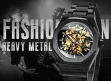 WINNER Fashion Men&#39;s Watches Top Brand Luxury Mechanical Watch For Men Casual Wrist Watches Stainless Steel Strap Chic Relogio
