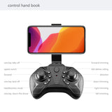 Mini RC Drone 4K HD Camera Quadcopter WiFi Fpv Air Pressure Altitude Hold Black And Foldable Mobile Control Dron Toys