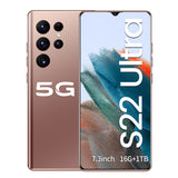 Hot Selling S22 ULTRA original 16gb+1tb 24MP+50MP face unlock full Display Android 12 Cell Phone Smart Mobile Phone