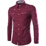 Brand Men Shirt 2022 Fashion Design Mens Slim Fit Cotton Dress Shirt Stylish Long Sleeve Shirts Chemise Homme Camisa Masculina
