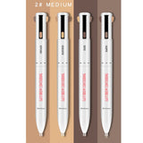 4 In 1 Waterproof Eyebrow Pencil Drawing Eye Brow Long Lasting Easy Color Eyebrow Pen Women Makeup Cosmetic Tool