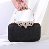 Meloke new fashion Sequined Scrub Clutch Women's Evening Bags Bling Day Clutches Gold Wedding Purse Female Handbag MN2021