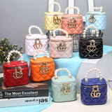 New Fashion Solid Color Luxury Handbags For Women Pearl Bags Women Handbags Ladies Square Casual Womens Handbag