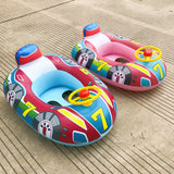 Inflatable Float Seat Baby Swimming Circle Car Shape Toddler Swimming Ring Kid Child Swim Ring Accessories Water Fun Pool Toys
